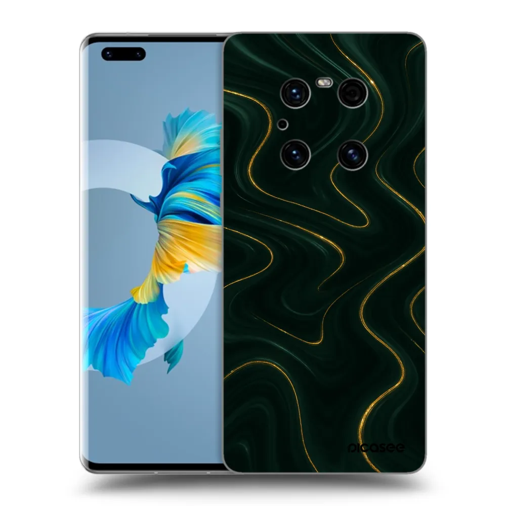 Picasee silikonowe czarne etui na Huawei Mate 40 Pro - Vawes