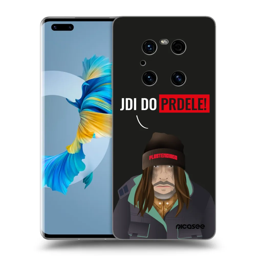 Picasee silikonowe czarne etui na Huawei Mate 40 Pro - Bezďák