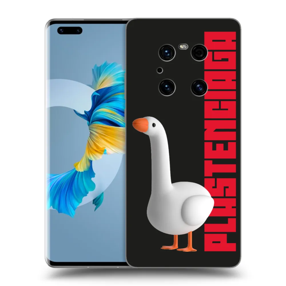 Picasee silikonowe czarne etui na Huawei Mate 40 Pro - Kiky Ricky