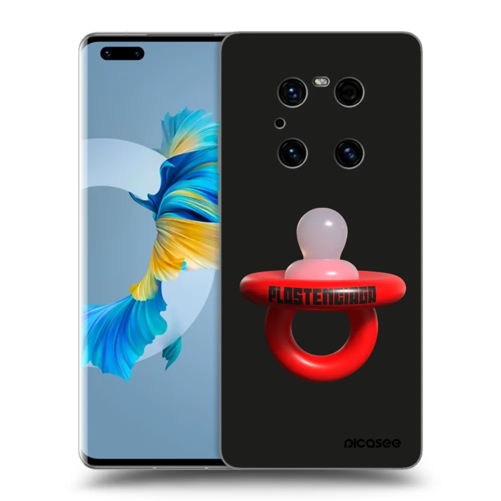Picasee silikonowe czarne etui na Huawei Mate 40 Pro - Le Dudel