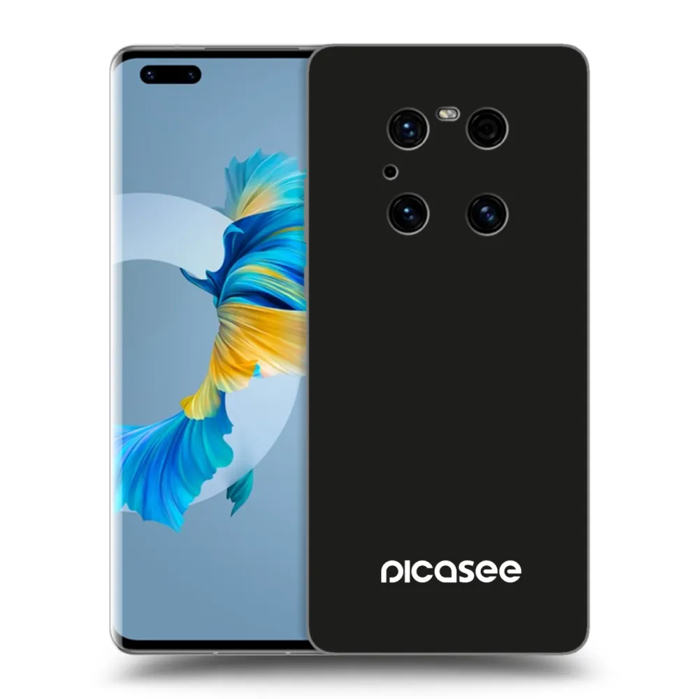 Picasee silikonowe czarne etui na Huawei Mate 40 Pro - Picasee