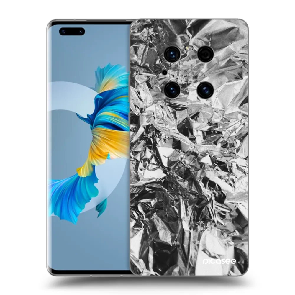 Picasee silikonowe czarne etui na Huawei Mate 40 Pro - Chrome