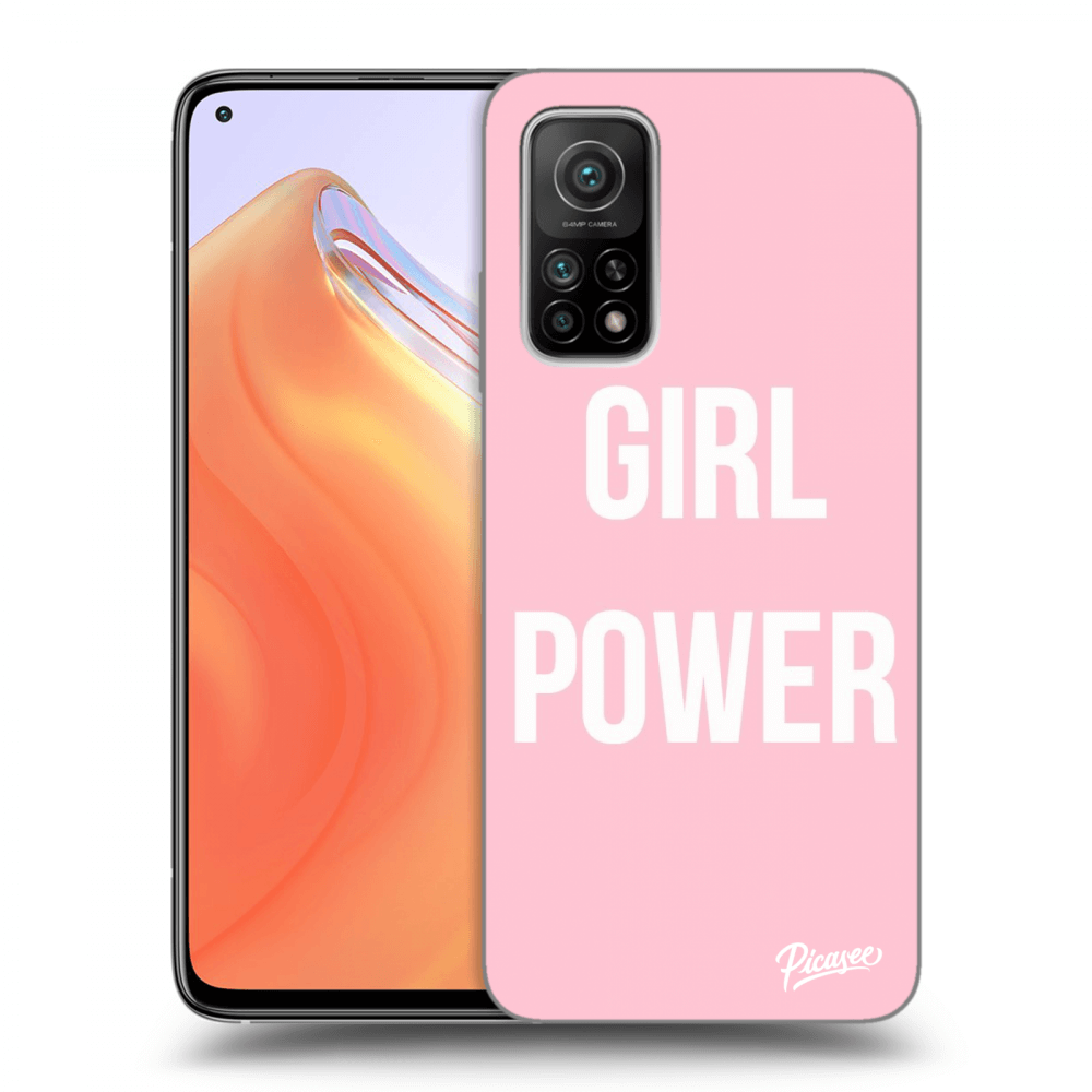 Picasee silikonowe przeźroczyste etui na Xiaomi Mi 10T - Girl power