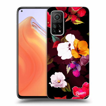 Picasee silikonowe przeźroczyste etui na Xiaomi Mi 10T - Flowers and Berries