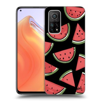 Picasee silikonowe czarne etui na Xiaomi Mi 10T - Melone