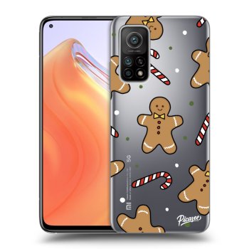 Picasee silikonowe przeźroczyste etui na Xiaomi Mi 10T - Gingerbread