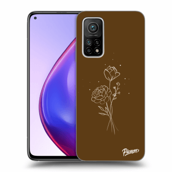 Picasee ULTIMATE CASE pro Xiaomi Mi 10T Pro - Brown flowers