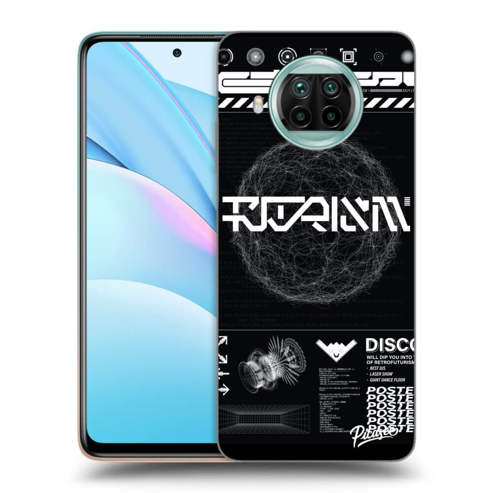 Picasee silikonowe przeźroczyste etui na Xiaomi Mi 10T Lite - BLACK DISCO