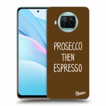 Picasee silikonowe czarne etui na Xiaomi Mi 10T Lite - Prosecco then espresso
