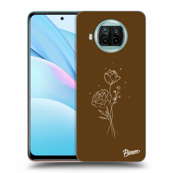 Etui na Xiaomi Mi 10T Lite - Brown flowers