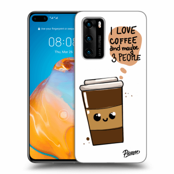 Etui na Huawei P40 - Cute coffee