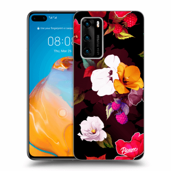 Etui na Huawei P40 - Flowers and Berries