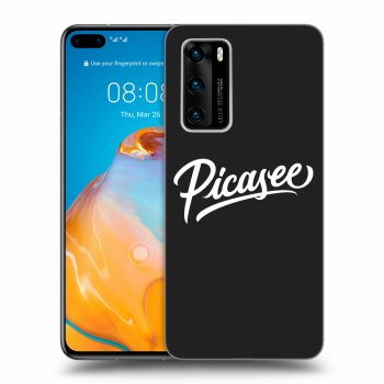 Picasee silikonowe czarne etui na Huawei P40 - Picasee - White