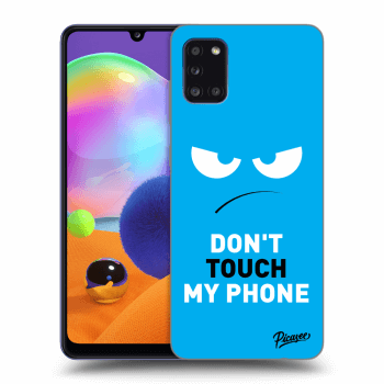 Etui na Samsung Galaxy A31 A315F - Angry Eyes - Blue