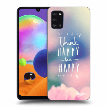 Etui na Samsung Galaxy A31 A315F - Think happy be happy