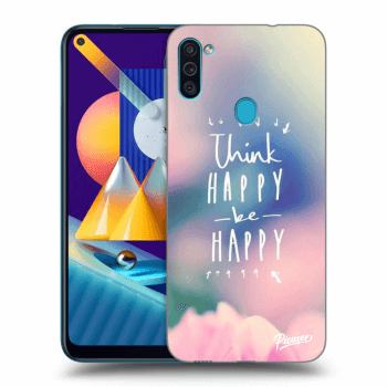 Etui na Samsung Galaxy M11 - Think happy be happy
