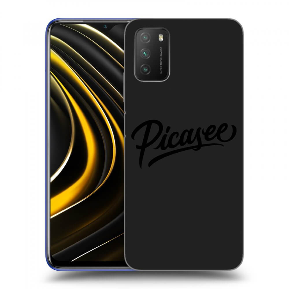 Picasee silikonowe czarne etui na Xiaomi Poco M3 - Picasee - black
