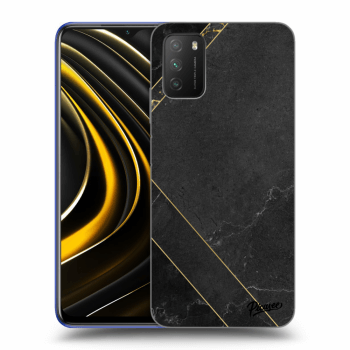 Etui na Xiaomi Poco M3 - Black tile