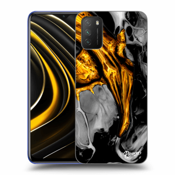 Etui na Xiaomi Poco M3 - Black Gold