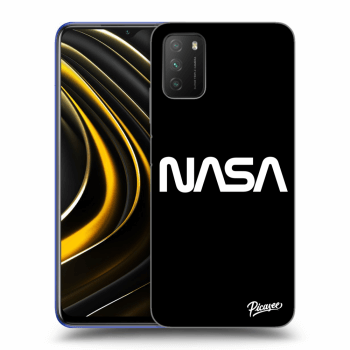 Picasee silikonowe czarne etui na Xiaomi Poco M3 - NASA Basic