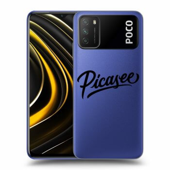 Picasee silikonowe przeźroczyste etui na Xiaomi Poco M3 - Picasee - black