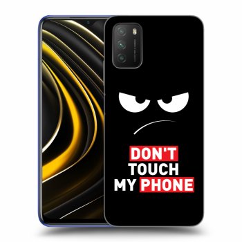 Etui na Xiaomi Poco M3 - Angry Eyes - Transparent