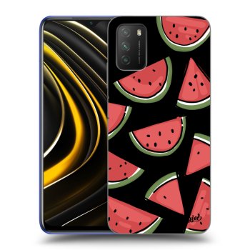 Picasee silikonowe czarne etui na Xiaomi Poco M3 - Melone