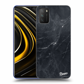 Etui na Xiaomi Poco M3 - Black marble