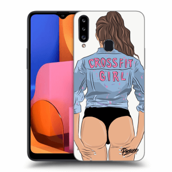 Etui na Samsung Galaxy A20s - Crossfit girl - nickynellow