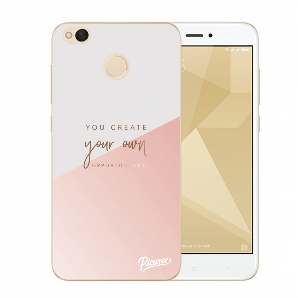 Picasee plastikowe przezroczyste etui do Xiaomi Redmi 4X Global - You create your own opportunities