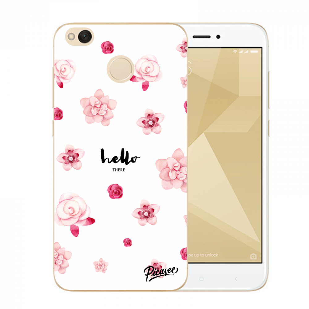 Picasee plastikowe przezroczyste etui do Xiaomi Redmi 4X Global - Hello there