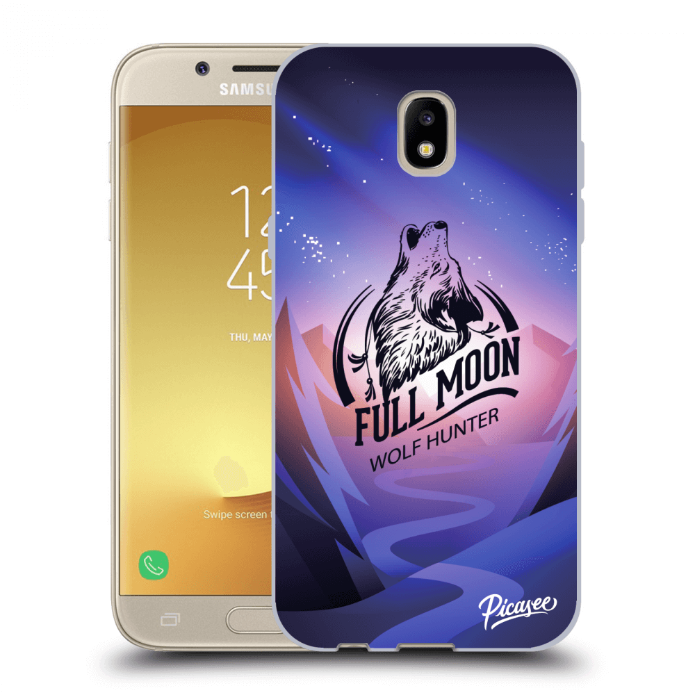 Picasee silikonowe przeźroczyste etui na Samsung Galaxy J5 2017 J530F - Wolf