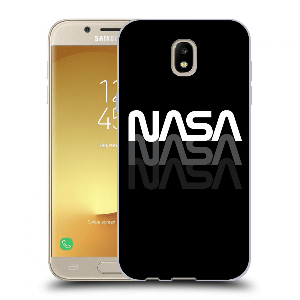 Picasee silikonowe czarne etui na Samsung Galaxy J5 2017 J530F - NASA Triple