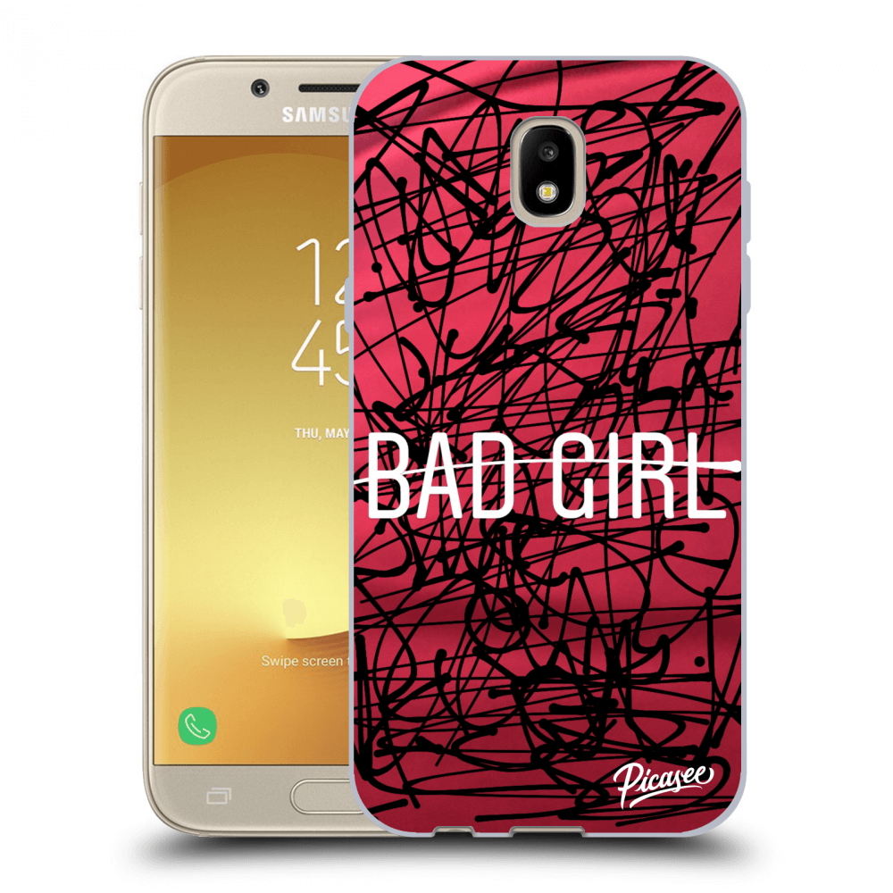 Picasee silikonowe przeźroczyste etui na Samsung Galaxy J5 2017 J530F - Bad girl