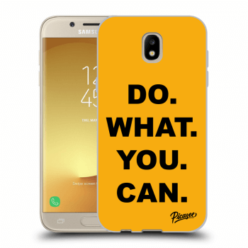 Picasee silikonowe czarne etui na Samsung Galaxy J5 2017 J530F - Do What You Can