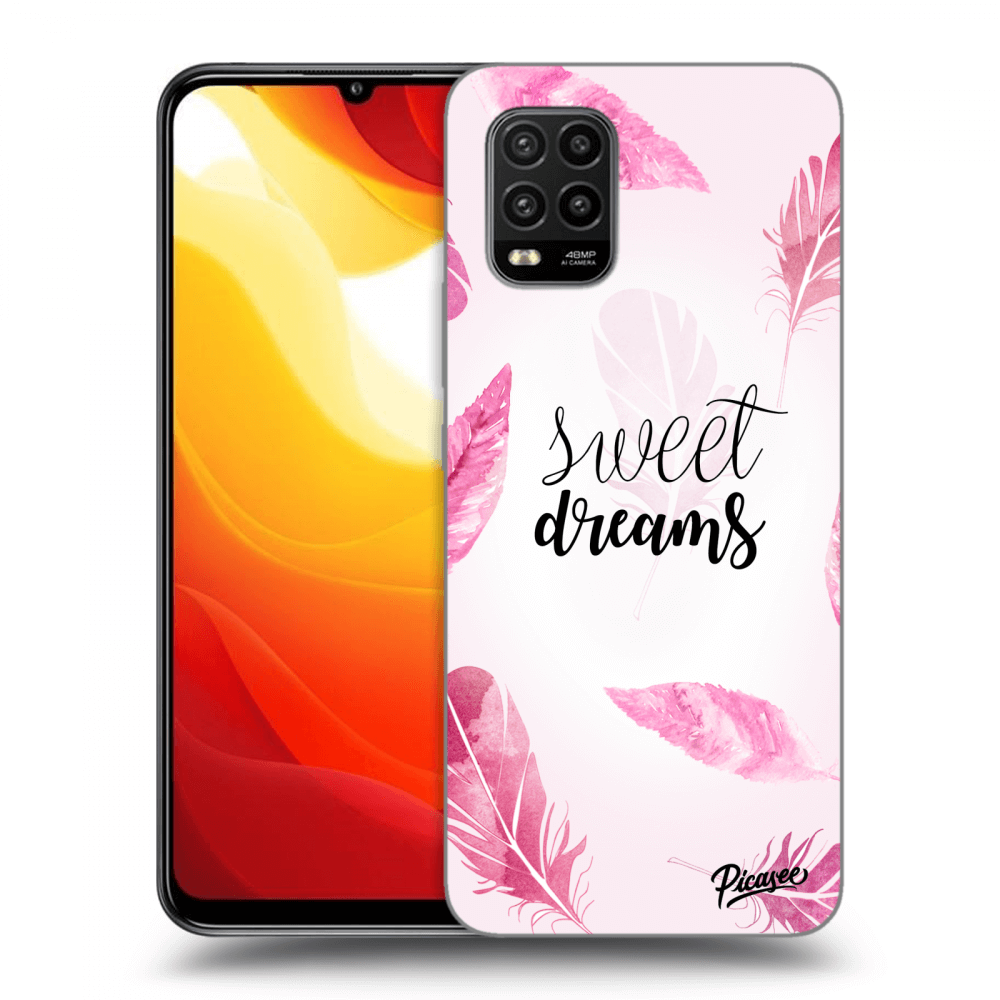Picasee silikonowe czarne etui na Xiaomi Mi 10 Lite - Sweet dreams