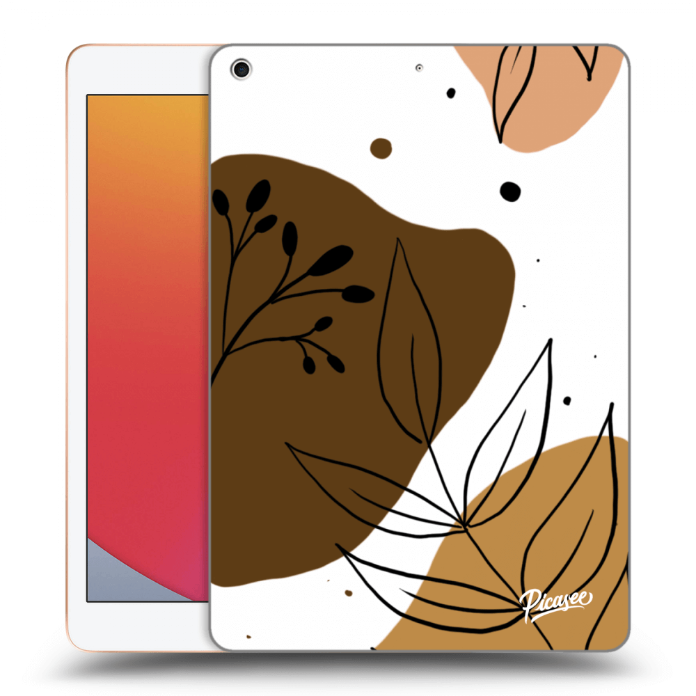 Picasee silikonowe przeźroczyste etui na Apple iPad 10.2" 2020 (8. gen) - Boho style