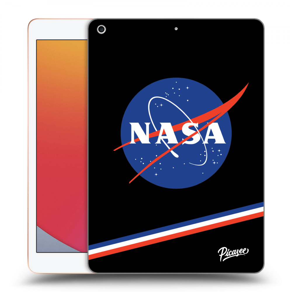 Picasee silikonowe czarne etui na Apple iPad 10.2" 2020 (8. gen) - NASA Original
