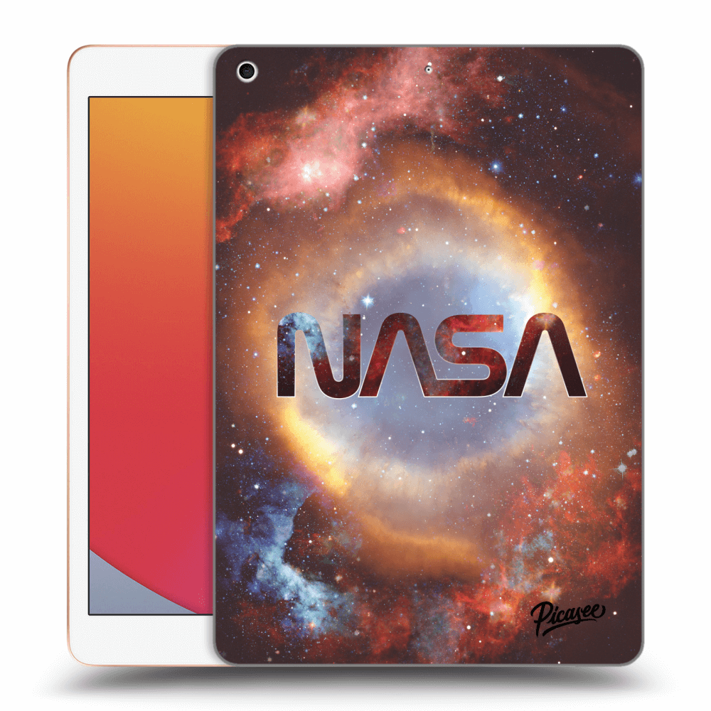 Picasee silikonowe przeźroczyste etui na Apple iPad 10.2" 2020 (8. gen) - Nebula