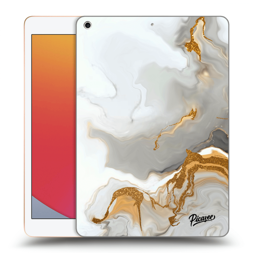 Picasee silikonowe czarne etui na Apple iPad 10.2" 2020 (8. gen) - Her