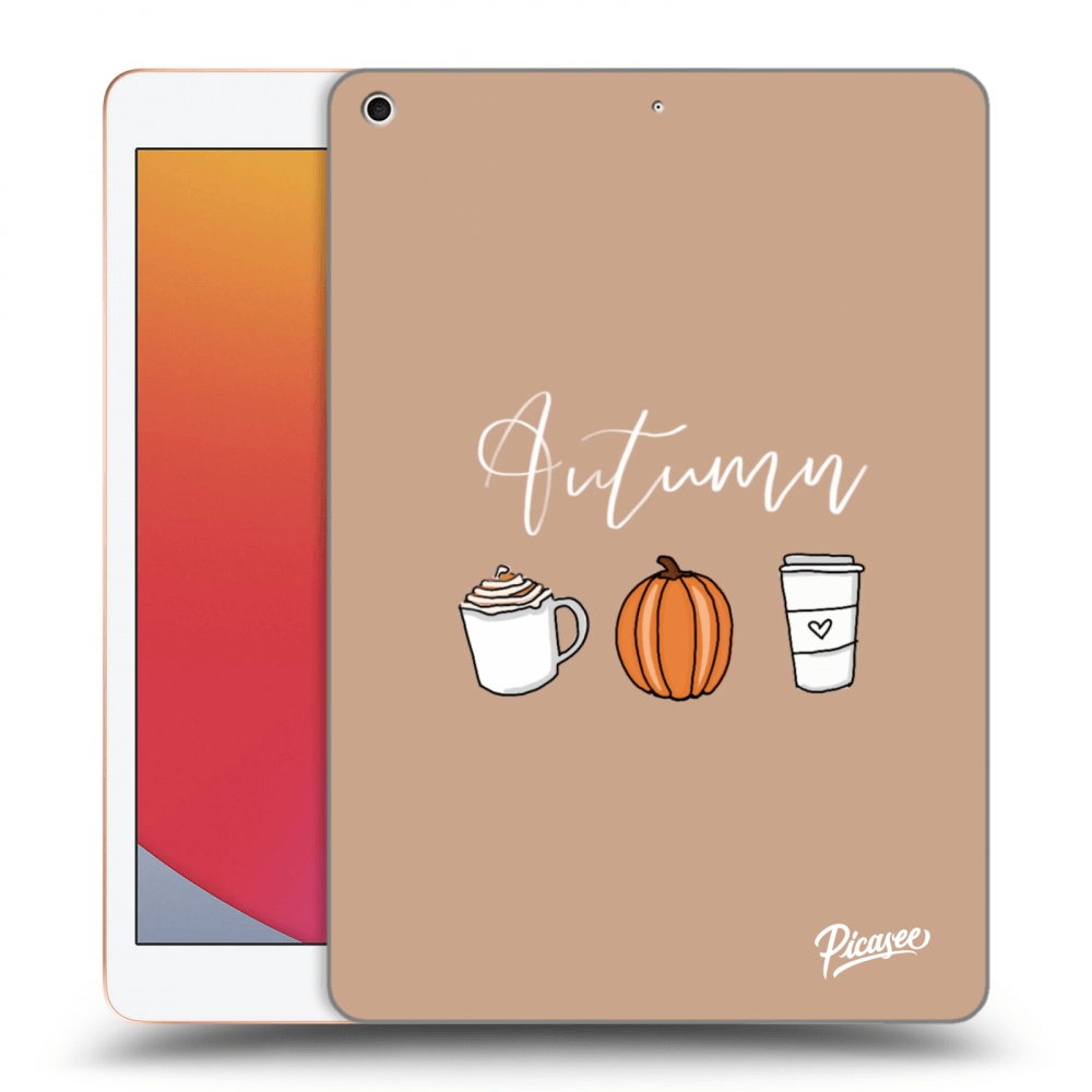 Picasee silikonowe przeźroczyste etui na Apple iPad 10.2" 2020 (8. gen) - Autumn