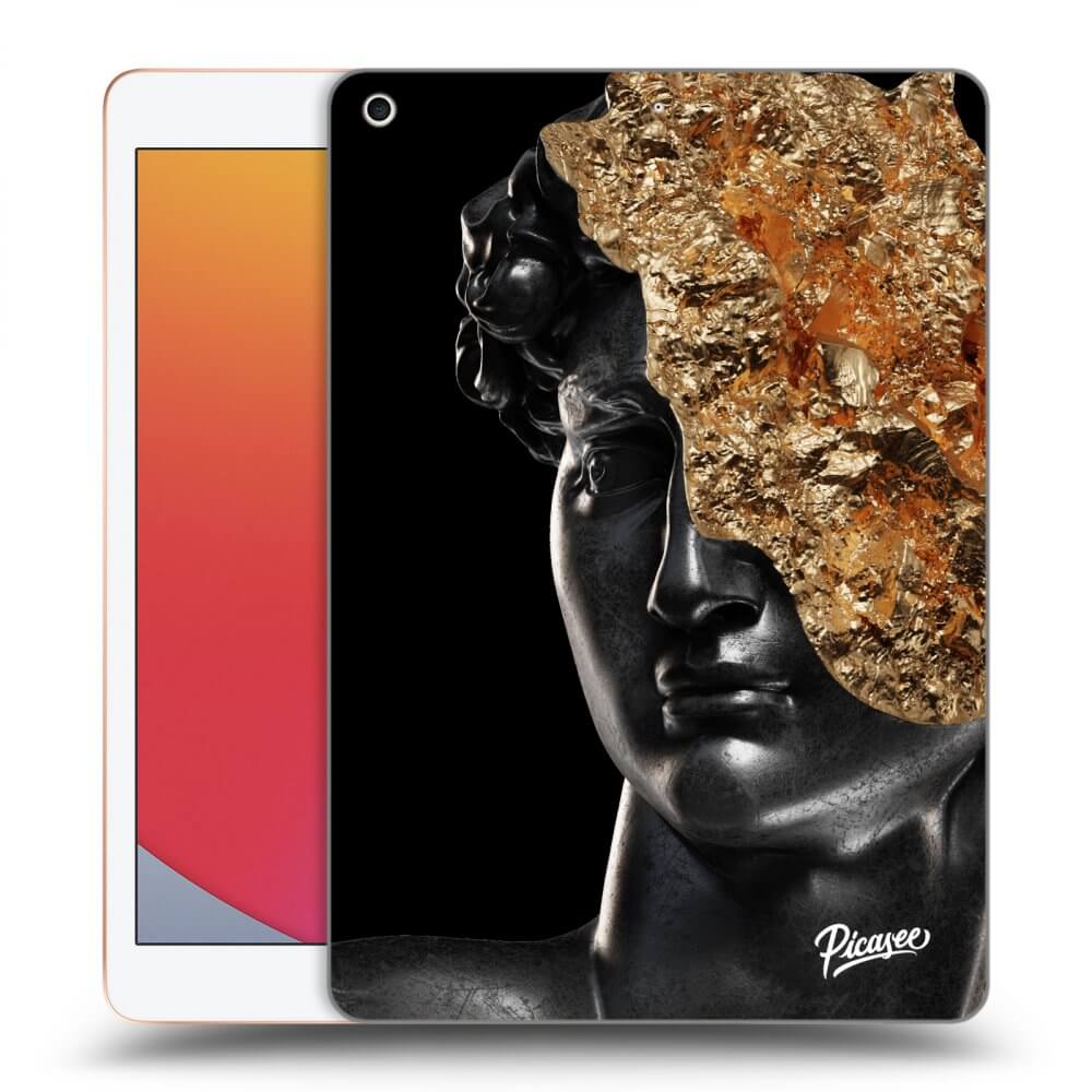 Picasee silikonowe czarne etui na Apple iPad 10.2" 2020 (8. gen) - Holigger