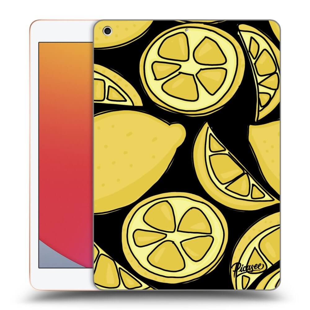 Picasee silikonowe czarne etui na Apple iPad 10.2" 2020 (8. gen) - Lemon