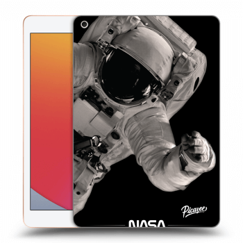 Picasee silikonowe przeźroczyste etui na Apple iPad 10.2" 2020 (8. gen) - Astronaut Big