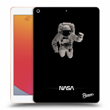 Picasee silikonowe przeźroczyste etui na Apple iPad 10.2" 2020 (8. gen) - Astronaut Minimal