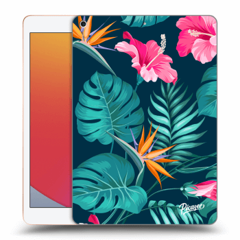 Etui na Apple iPad 10.2" 2020 (8. gen) - Pink Monstera