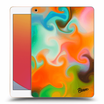 Picasee silikonowe przeźroczyste etui na Apple iPad 10.2" 2020 (8. gen) - Juice