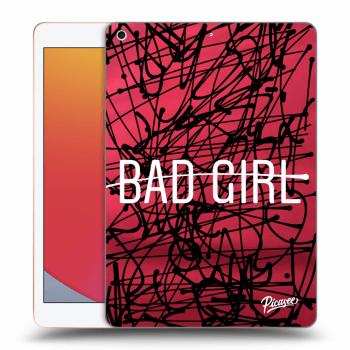 Picasee silikonowe czarne etui na Apple iPad 10.2" 2020 (8. gen) - Bad girl