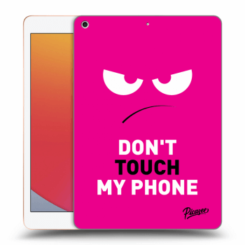 Etui na Apple iPad 10.2" 2020 (8. gen) - Angry Eyes - Pink