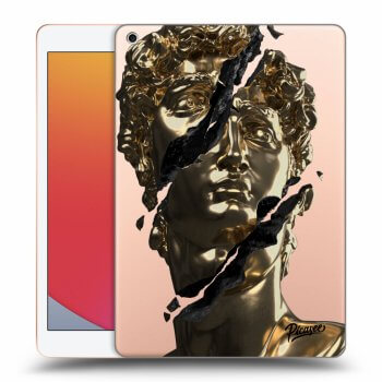 Picasee silikonowe przeźroczyste etui na Apple iPad 10.2" 2020 (8. gen) - Golder